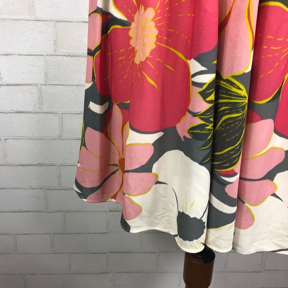 Tibi Silk Floral Halter Dress - Picture 3 of 7